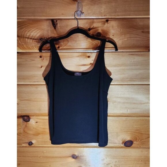 Sigrid Olsen Black Tank Top Size Medium - Picture 1 of 7